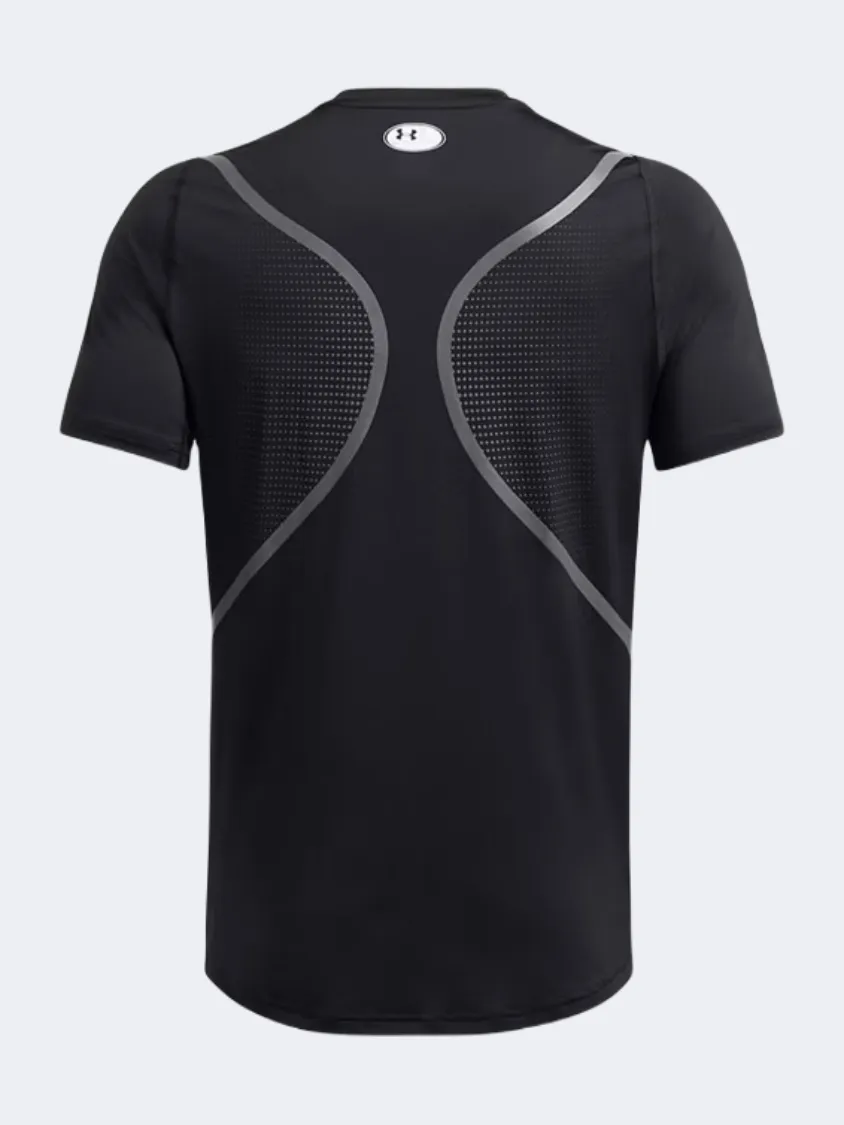 1383320-003 Ua Hg Armour Ftd Graphic Ss Blk Cstlrk