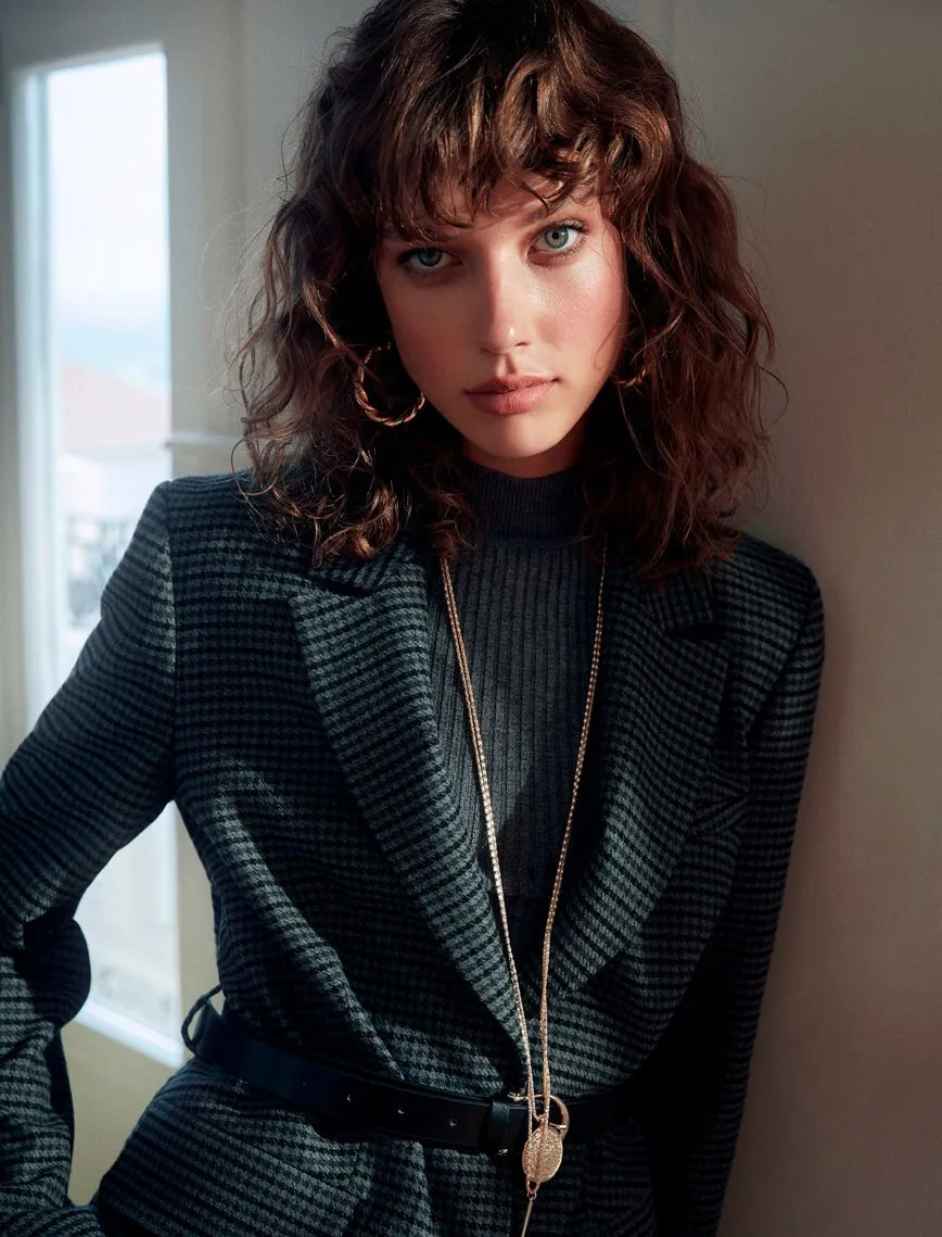 14976 Grey-Black Check Jacket