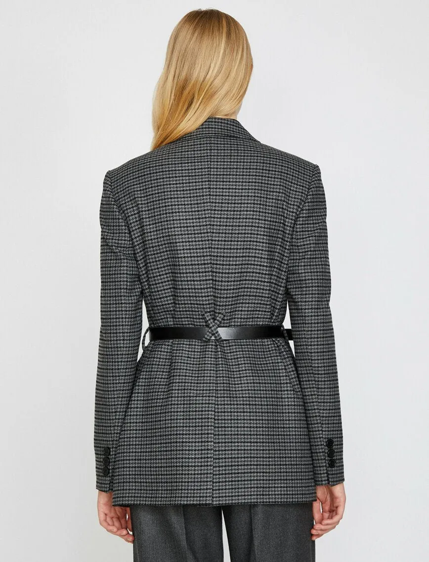 14976 Grey-Black Check Jacket
