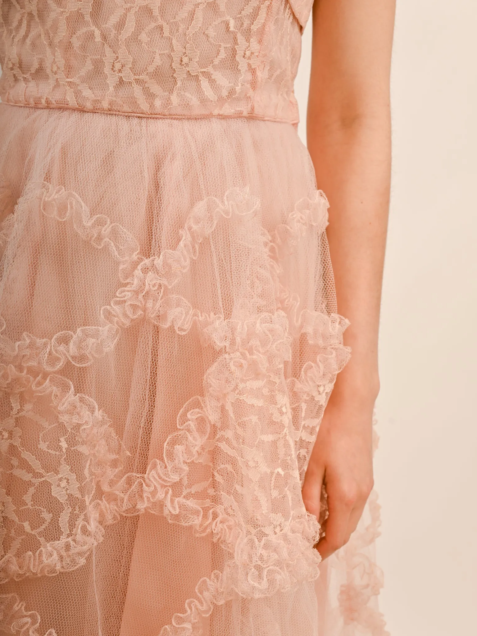 1950s Bubblegum Pink Tulle Barbie Prom Gown with Matching Bolero