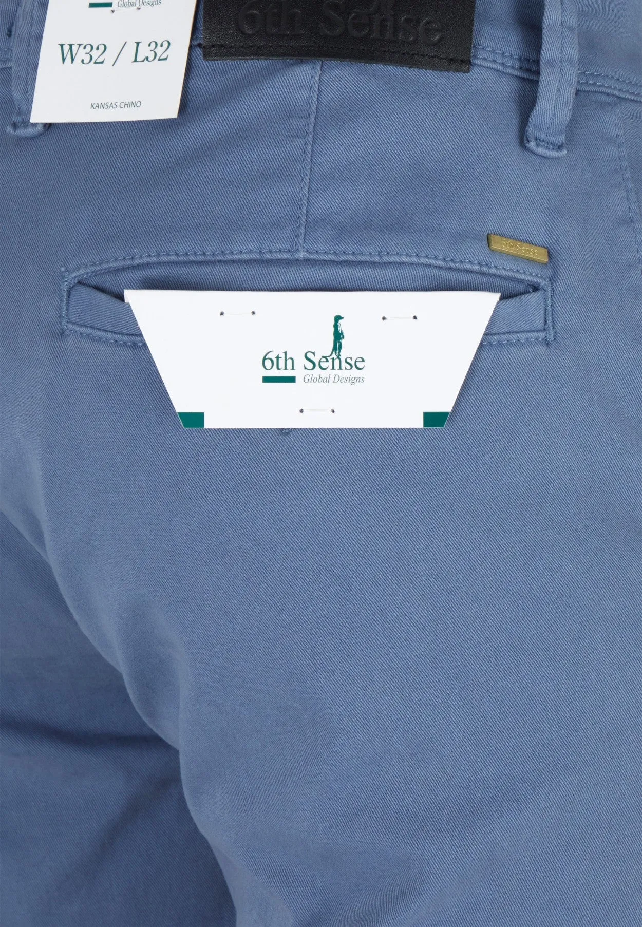 6th Sense Chinos | Kansas | Blue Grey