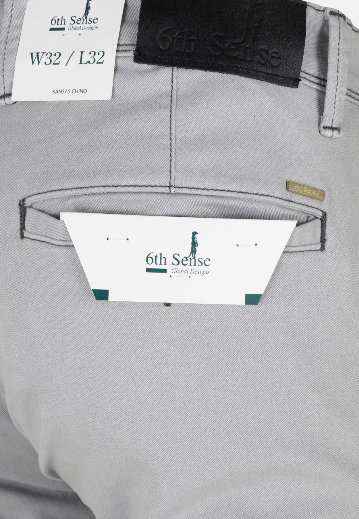6th Sense Chinos | Kansas | Grey