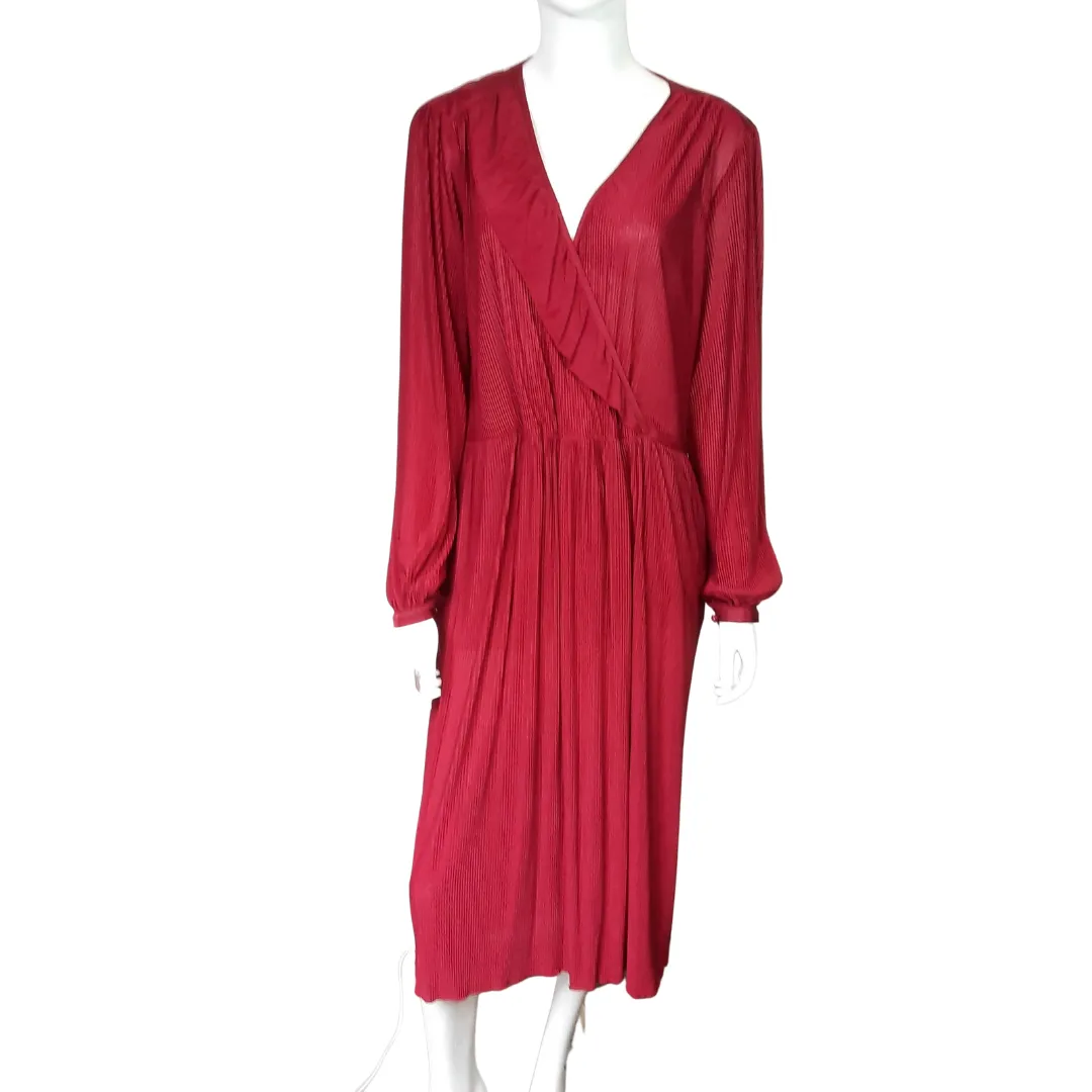 70s Vintage Lolita Blousan Dress Size L