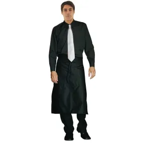 A798-XS Chef Works Dress Shirt Long Sleeve Black