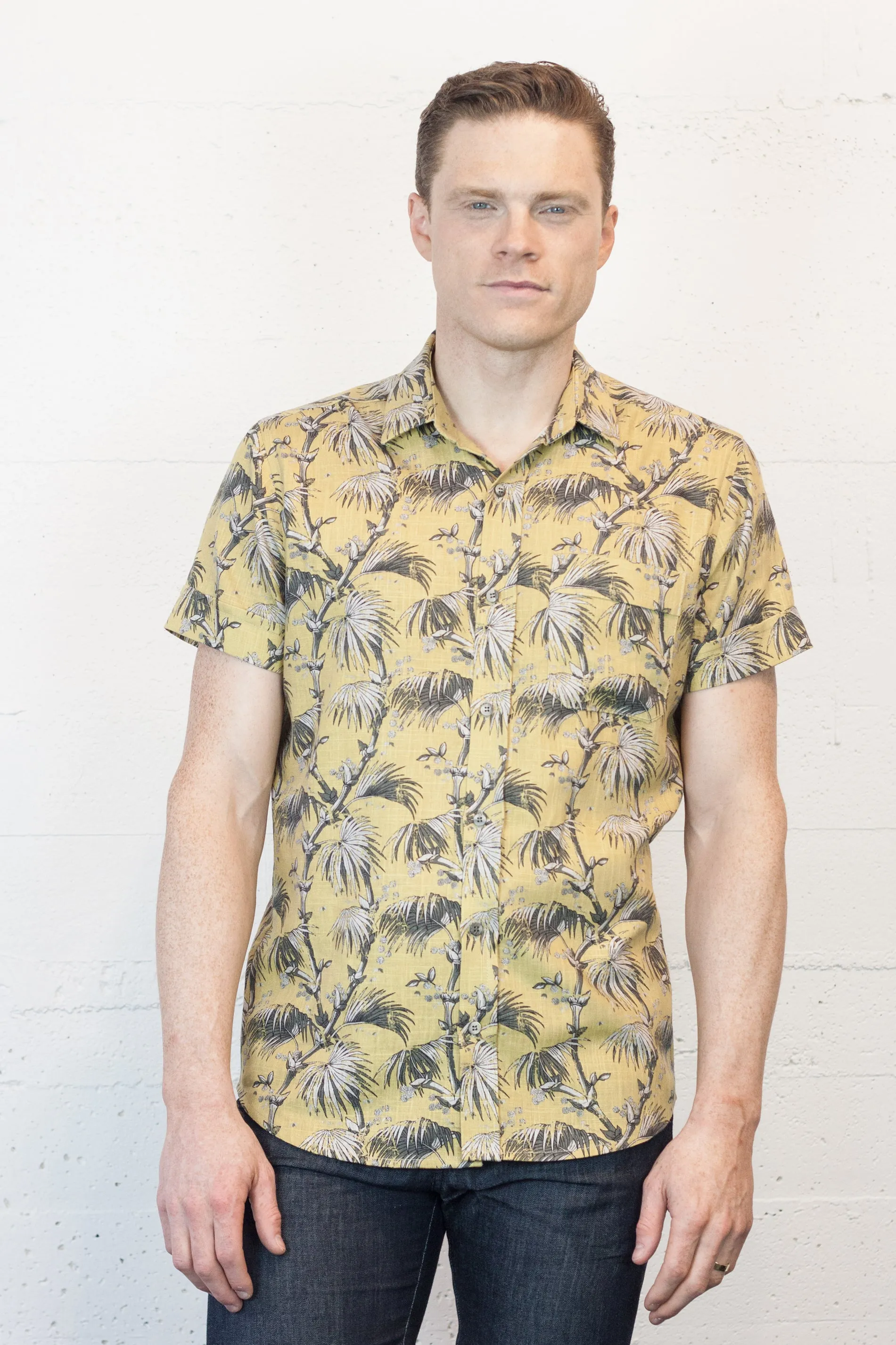 Accord Shirt Birdland Yellow