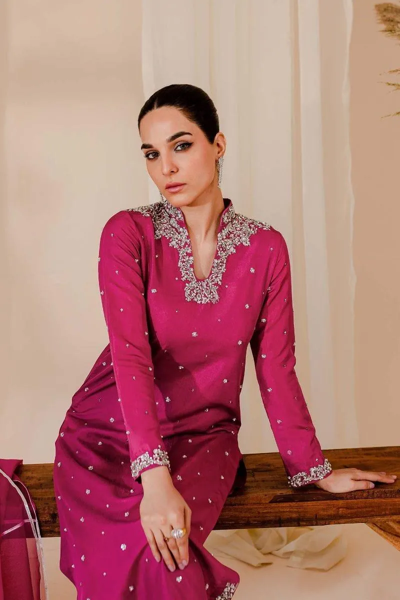 Allure by Ih - ROSETTE - Katan Silk - Pink - 3 Piece