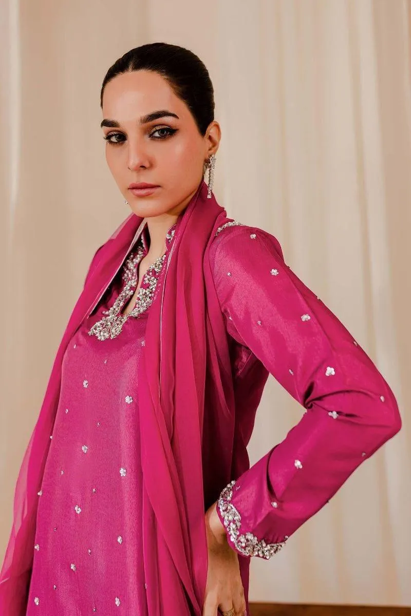 Allure by Ih - ROSETTE - Katan Silk - Pink - 3 Piece