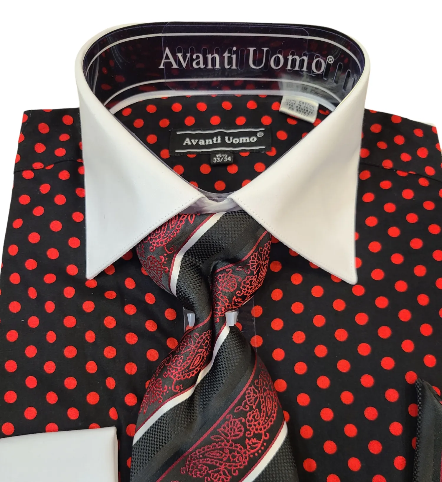 Avanti Uomo Polka Dot Dress shirt