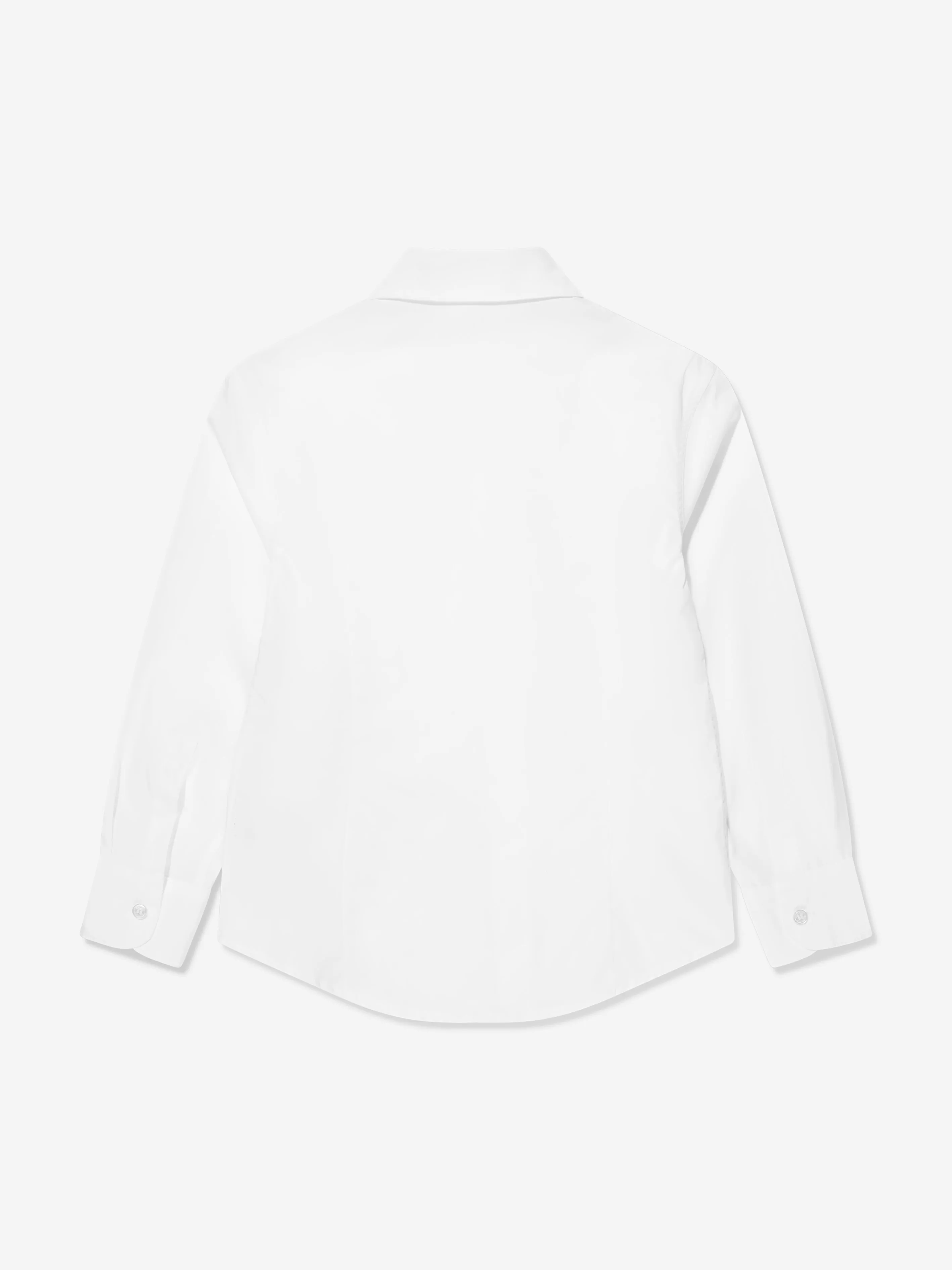 Balmain Boys Logo Shirt in White