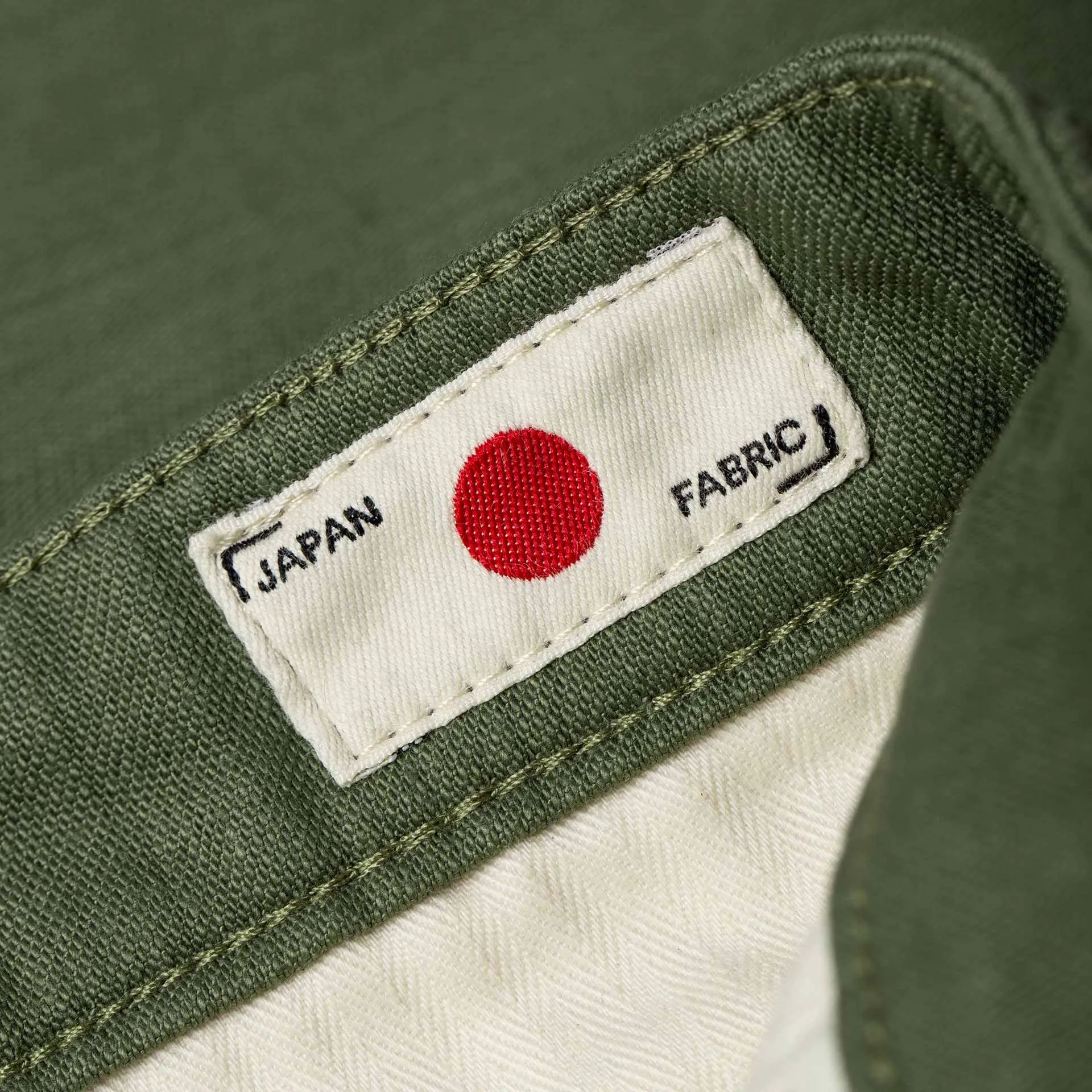BC-03 STRAIGHT CHINO 10 oz. army green military twill (lot 2024)