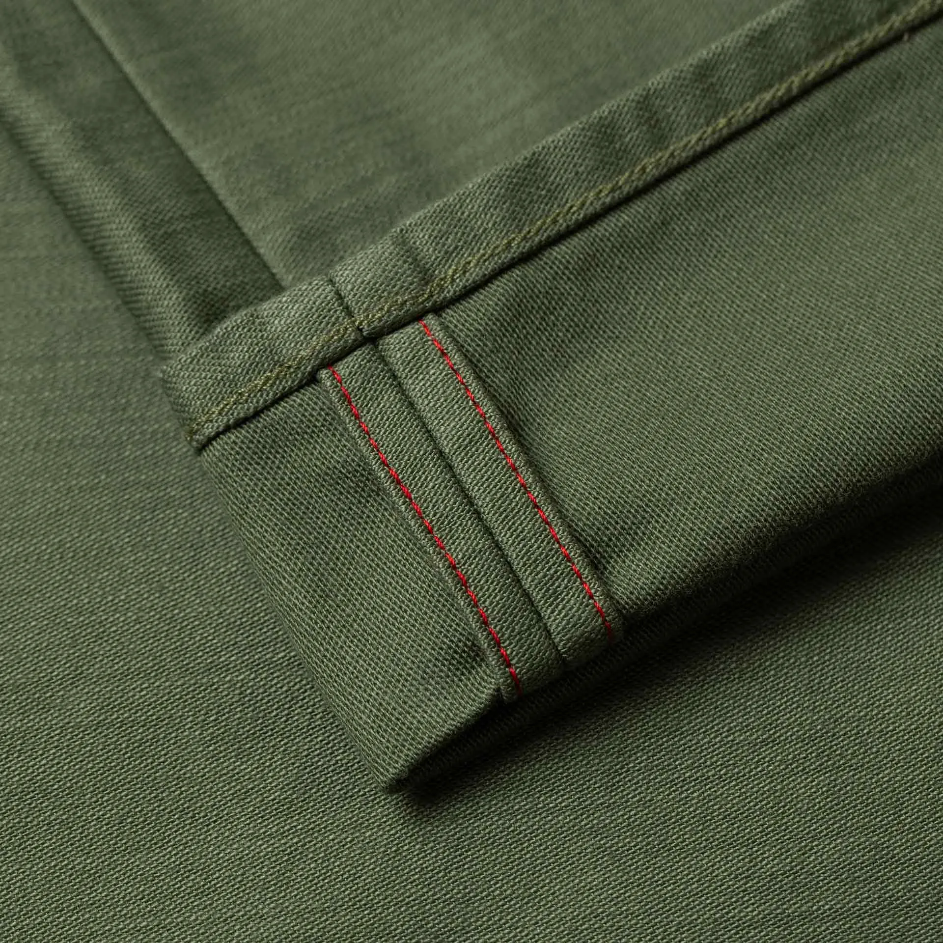 BC-03 STRAIGHT CHINO 10 oz. army green military twill (lot 2024)