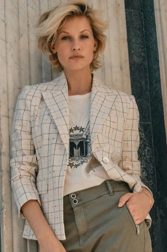 Betti Lupe Blazer | Ecru | Blazer fra Mos Mosh