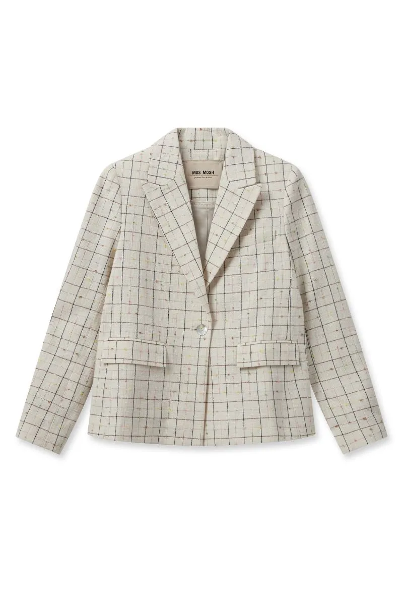 Betti Lupe Blazer | Ecru | Blazer fra Mos Mosh