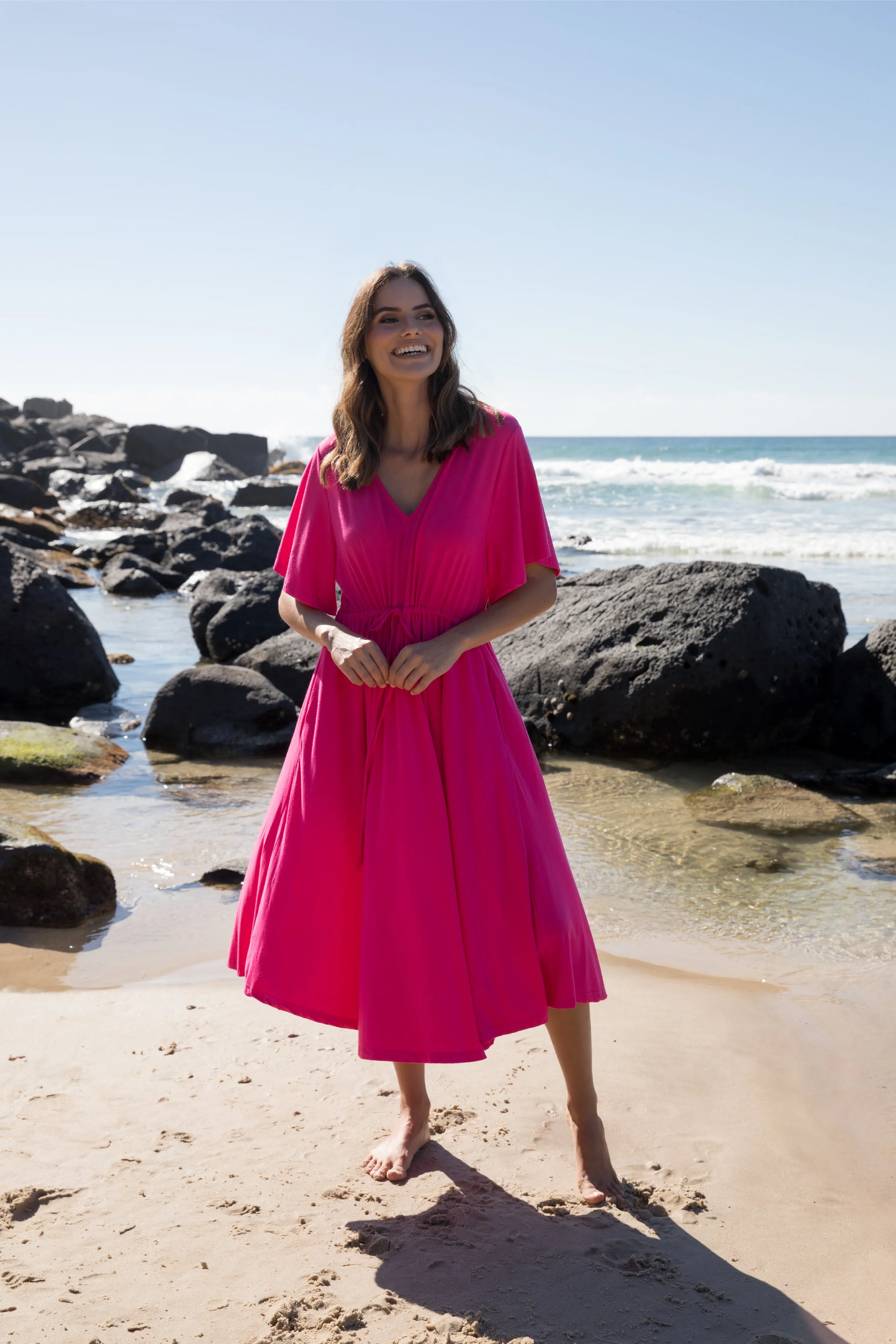 Billine Dress | Magenta | FINAL SALE