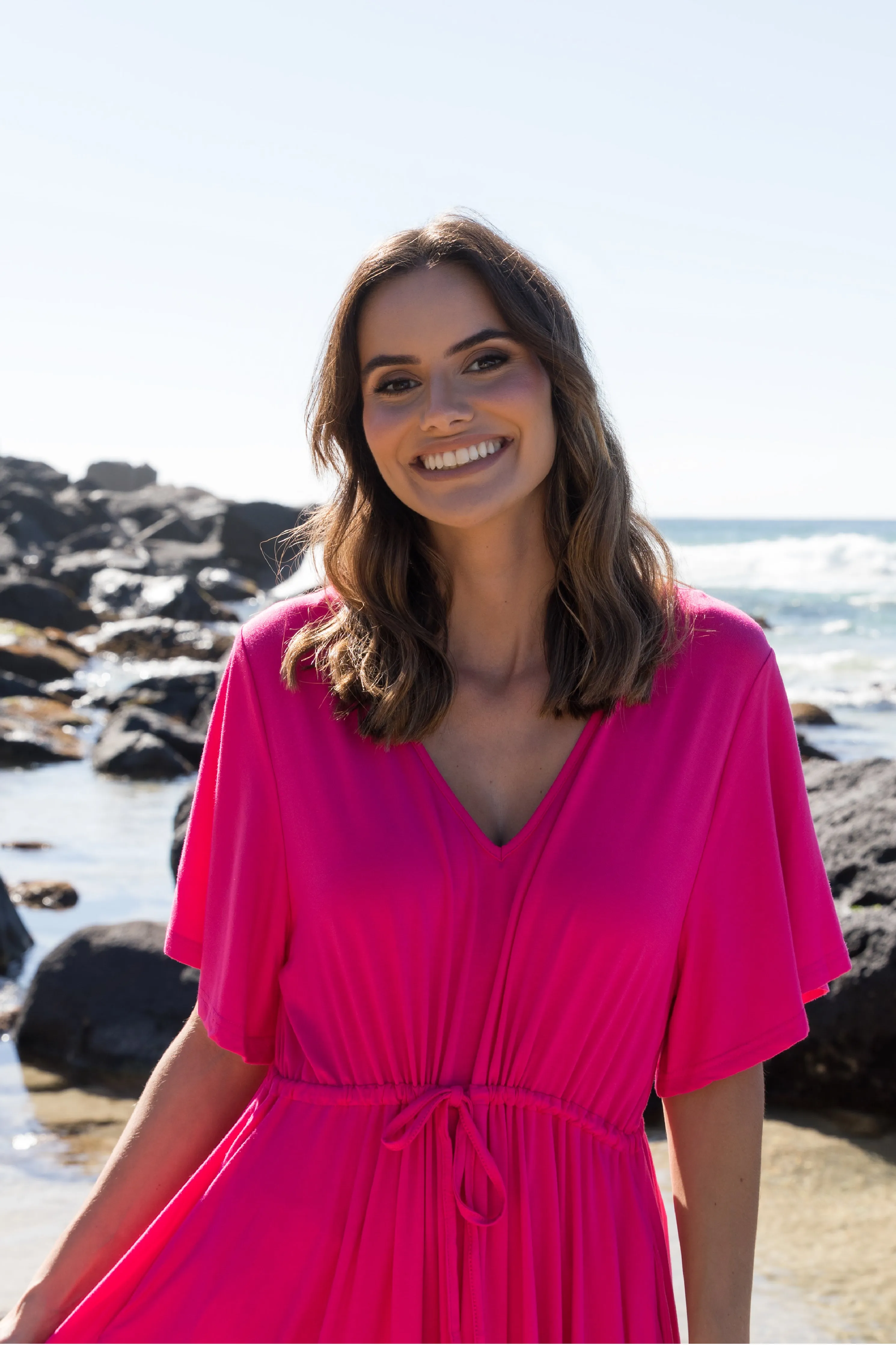 Billine Dress | Magenta | FINAL SALE