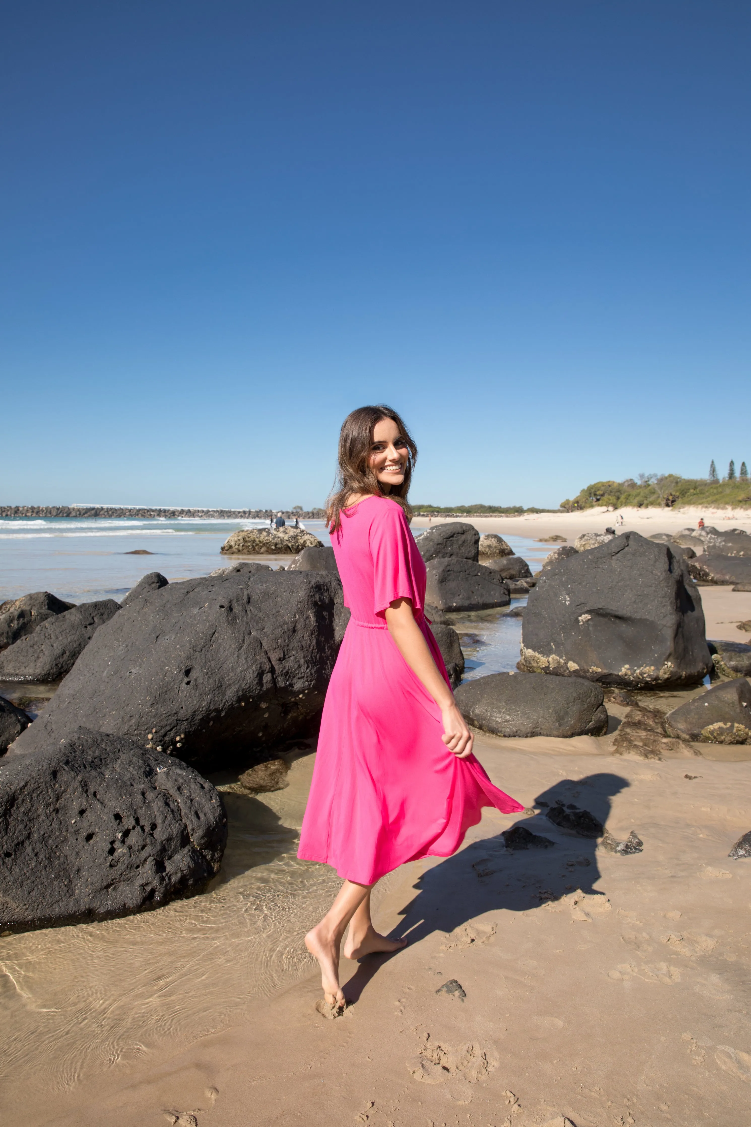Billine Dress | Magenta | FINAL SALE