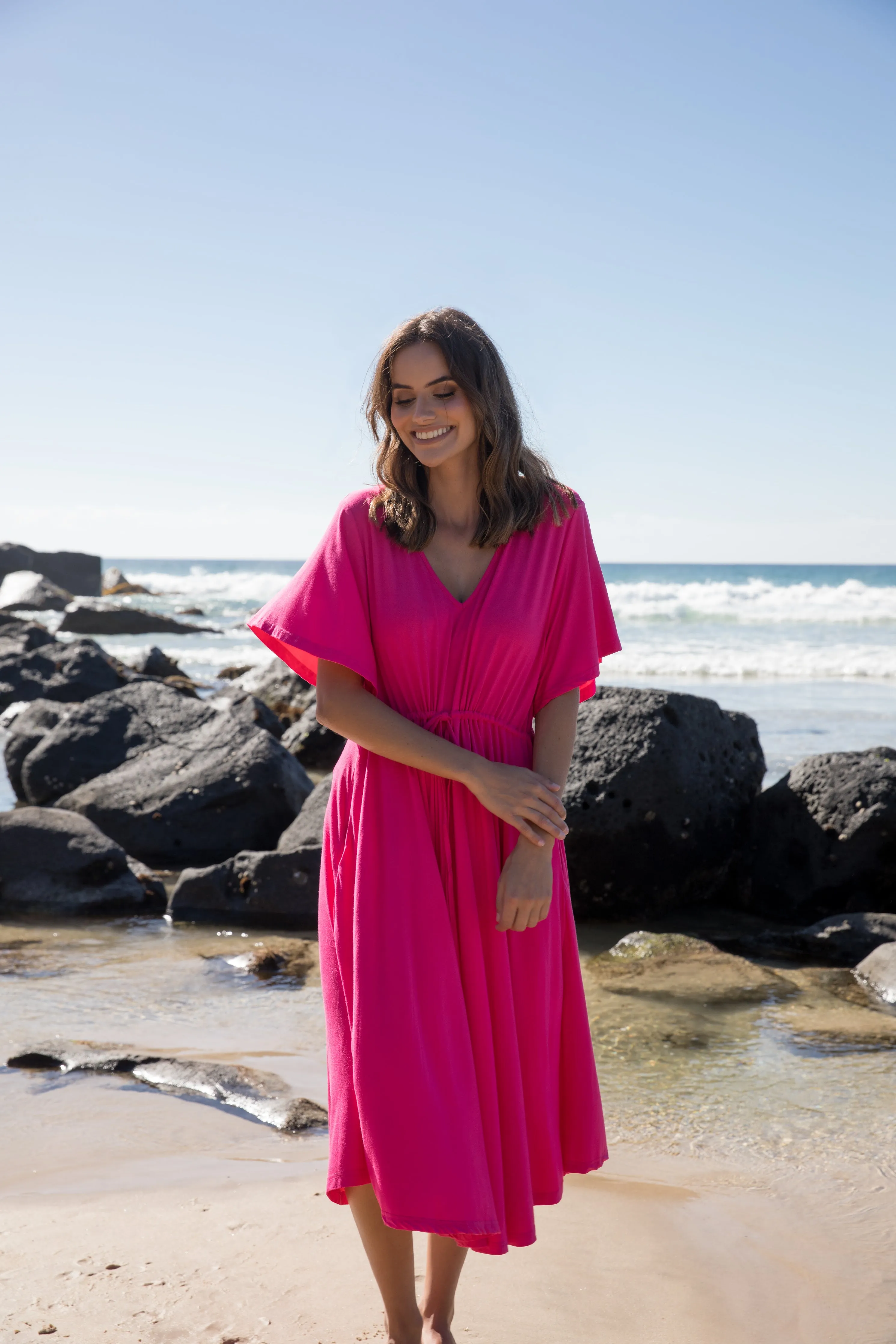 Billine Dress | Magenta | FINAL SALE