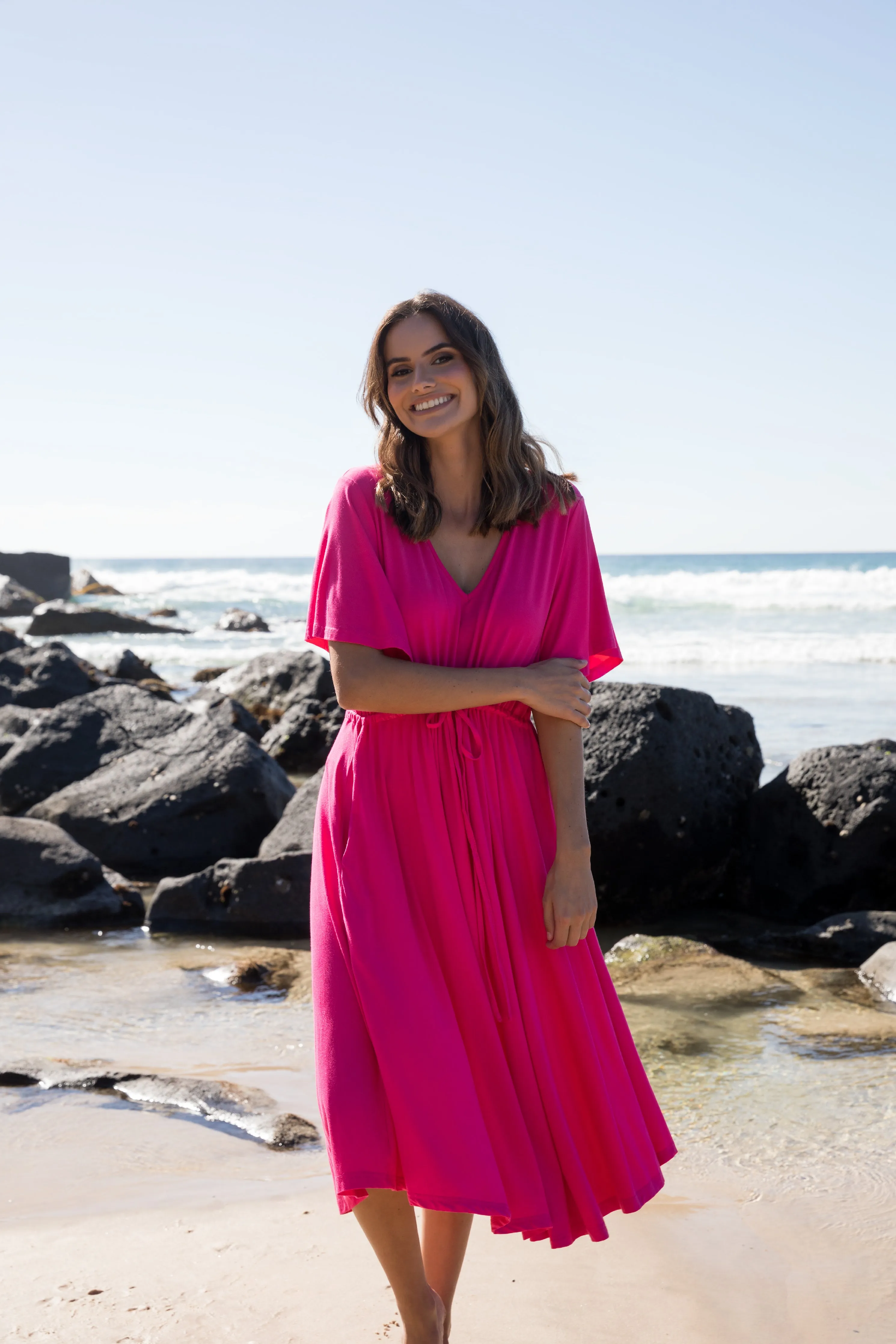 Billine Dress | Magenta | FINAL SALE