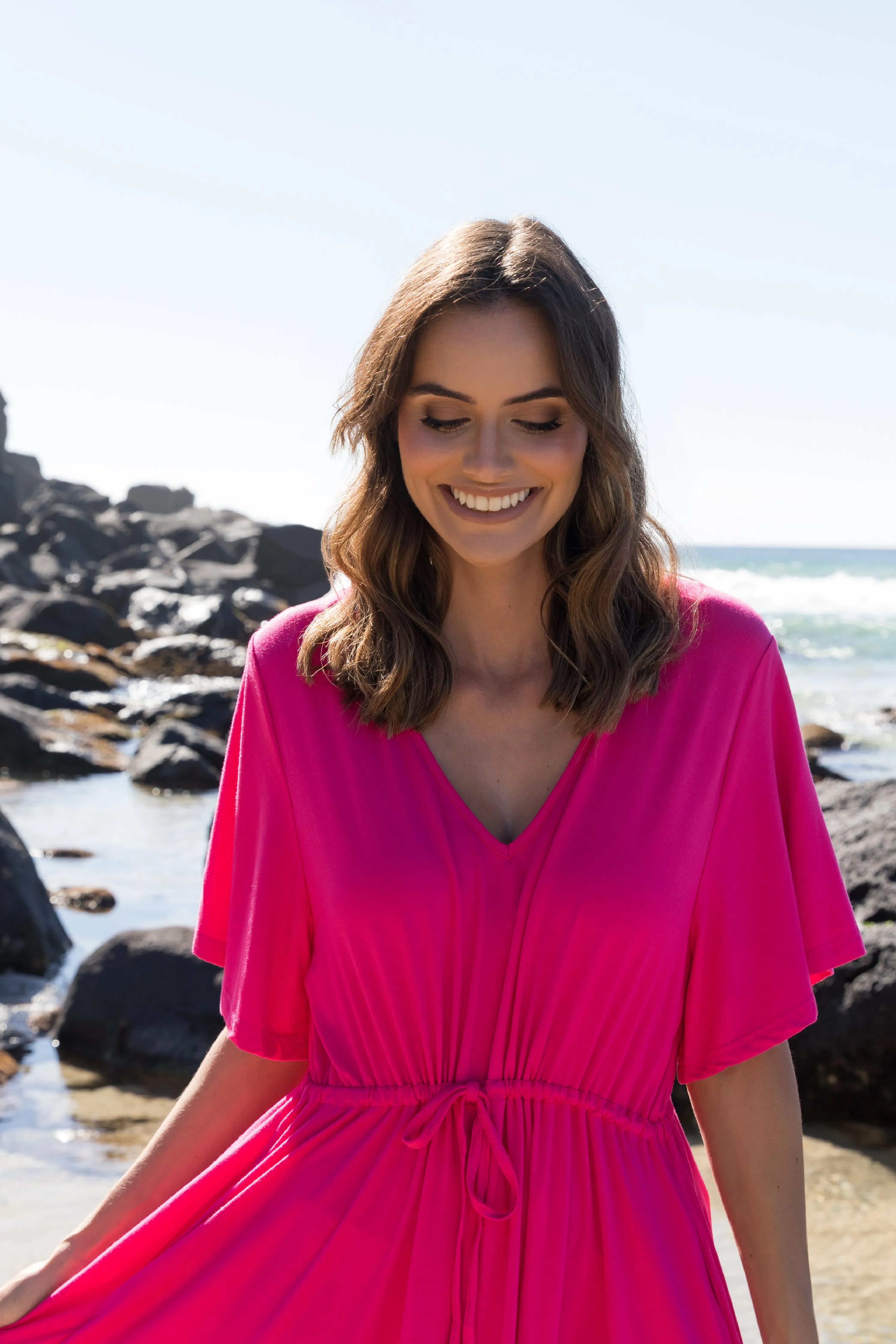 Billine Dress | Magenta | FINAL SALE