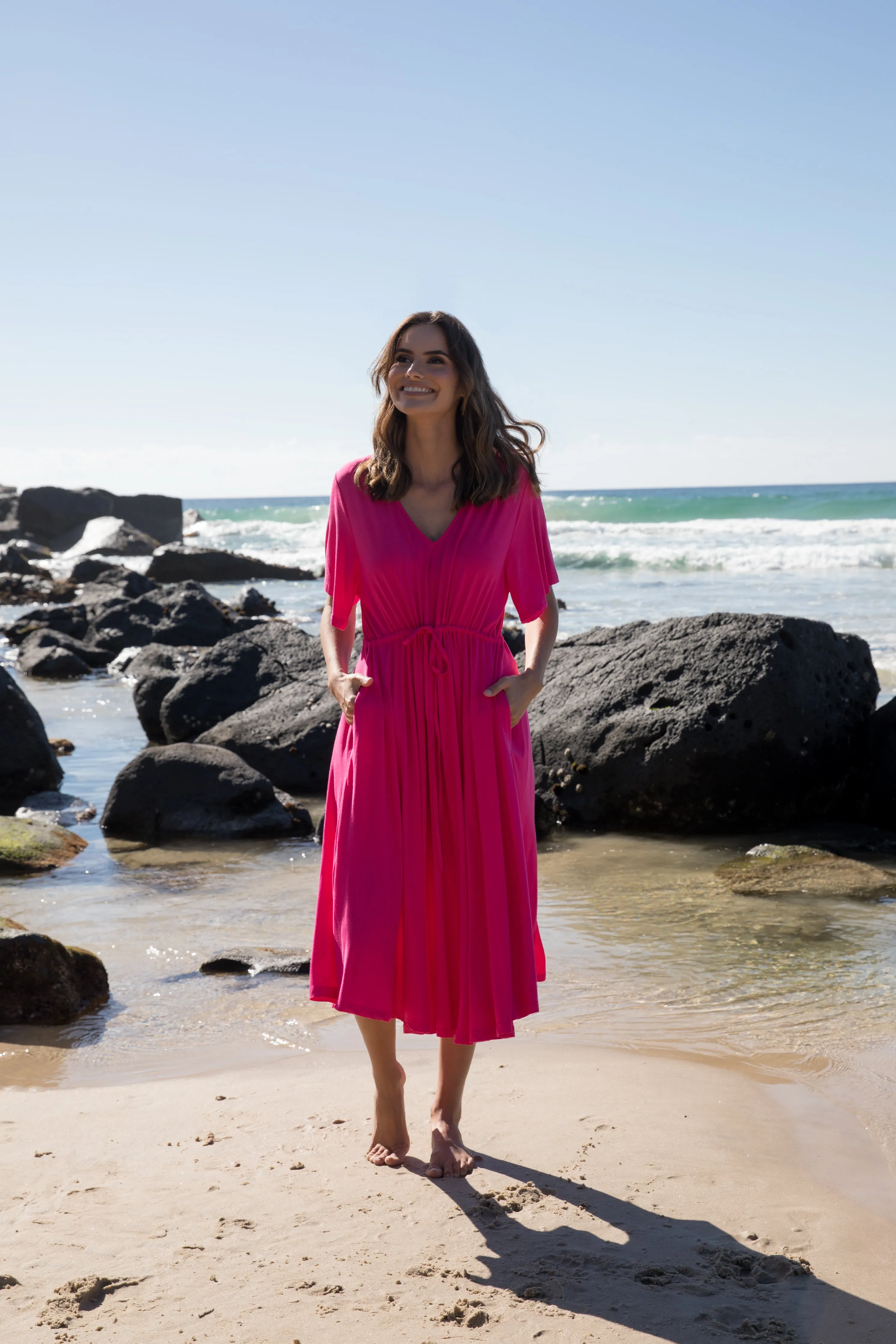 Billine Dress | Magenta | FINAL SALE