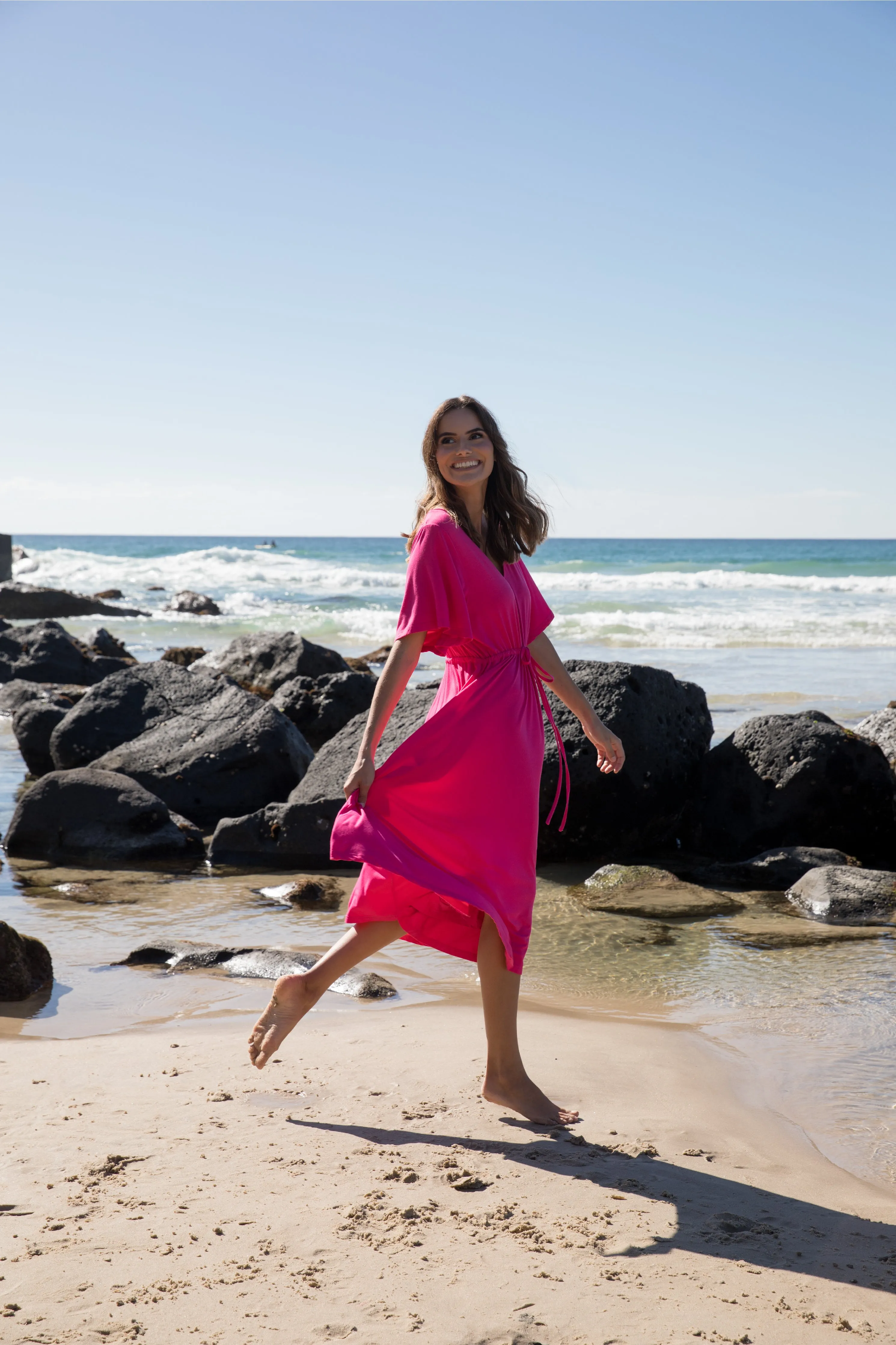 Billine Dress | Magenta | FINAL SALE