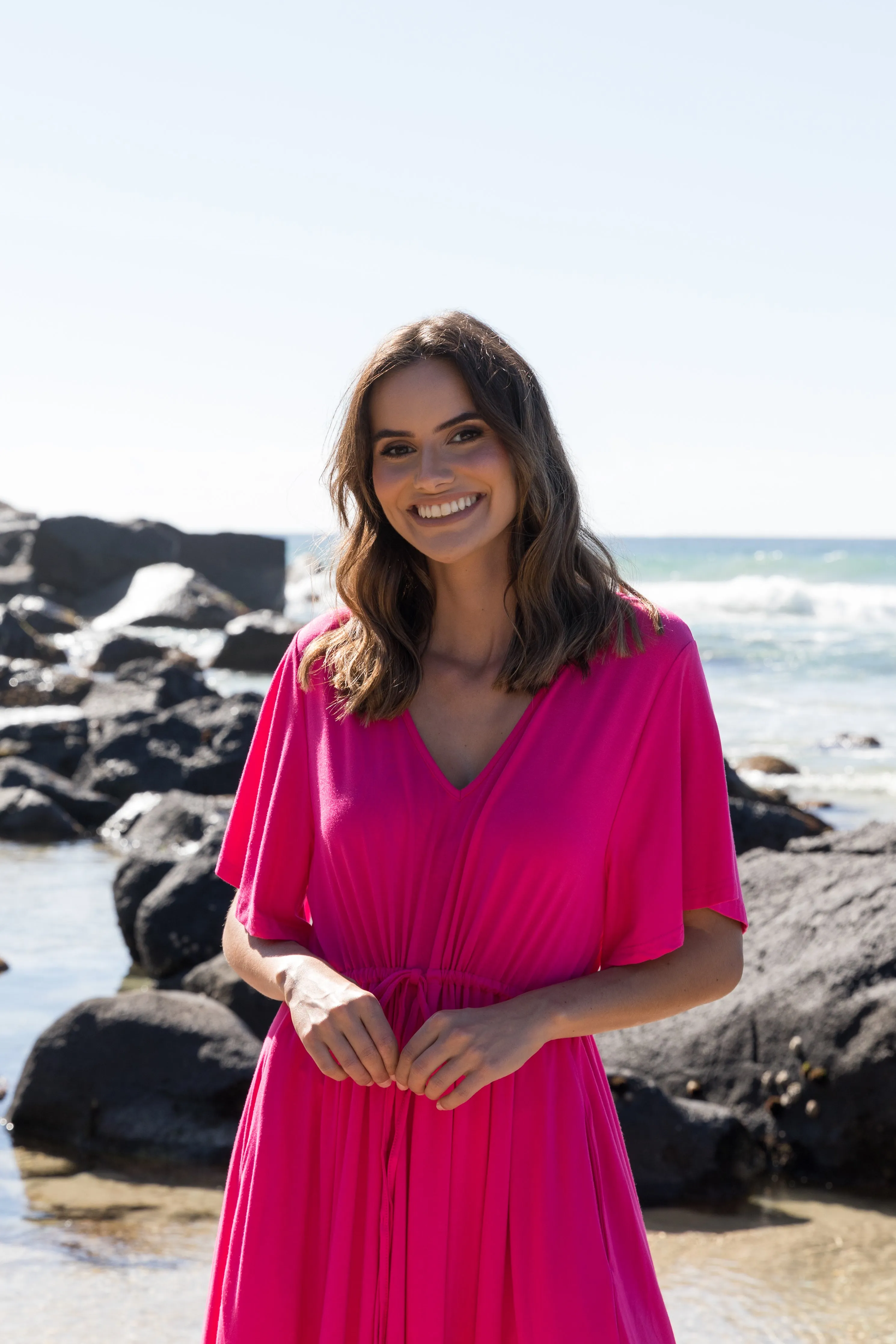 Billine Dress | Magenta | FINAL SALE