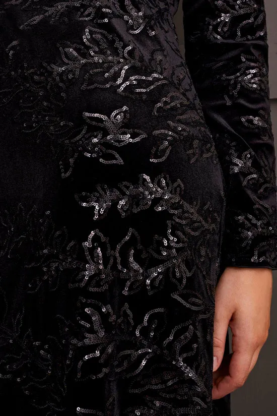 Black Lined Dress