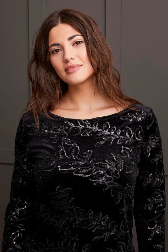 Black Lined Dress