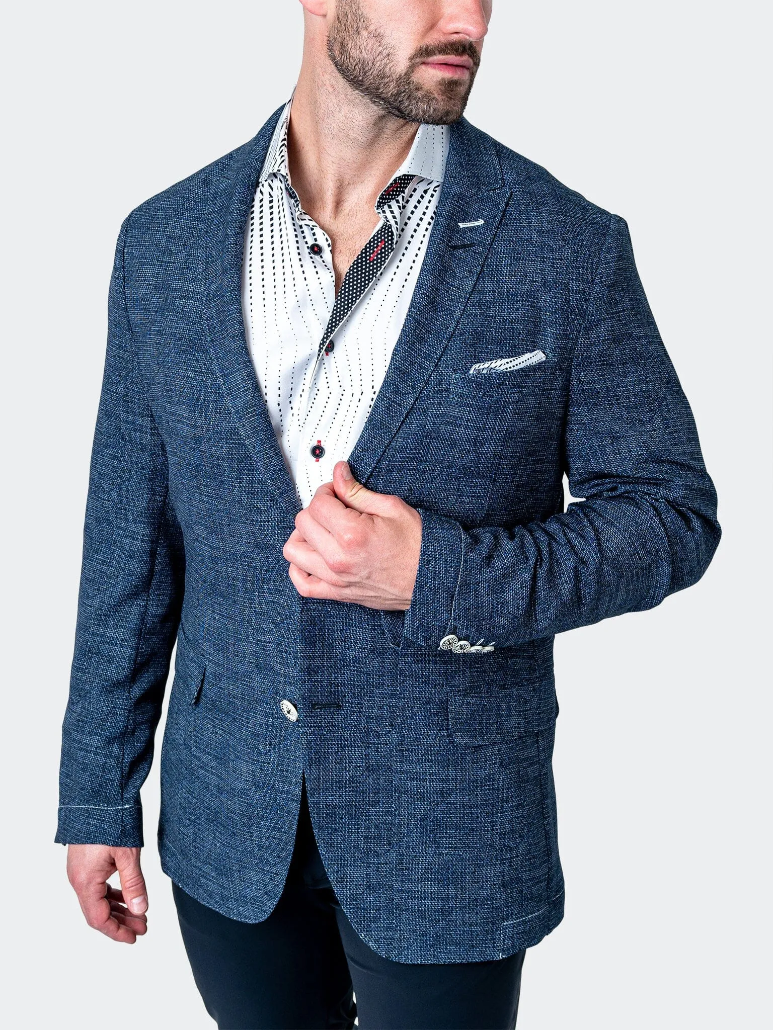Blazer Unconstructed Waves Blue