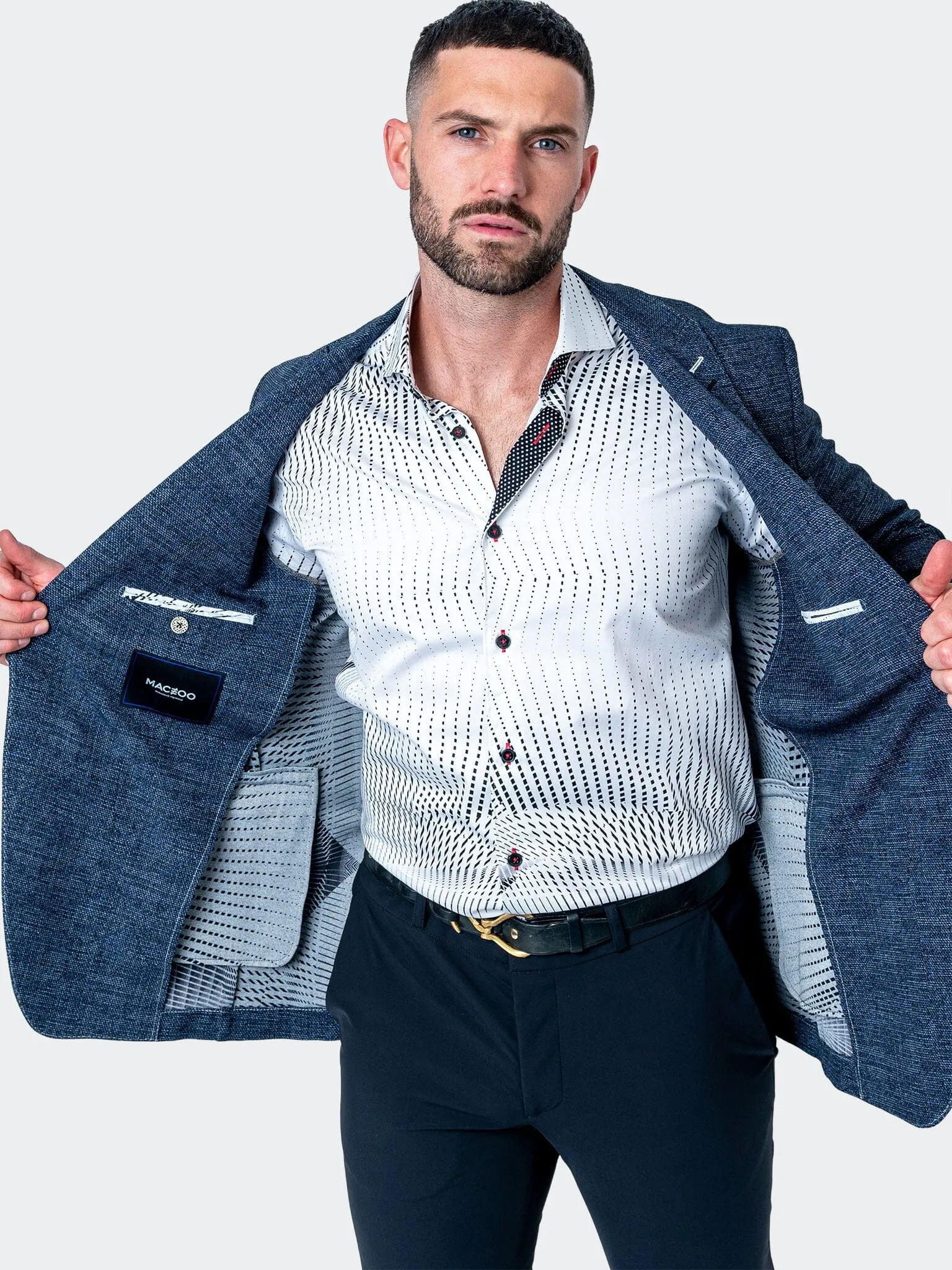 Blazer Unconstructed Waves Blue