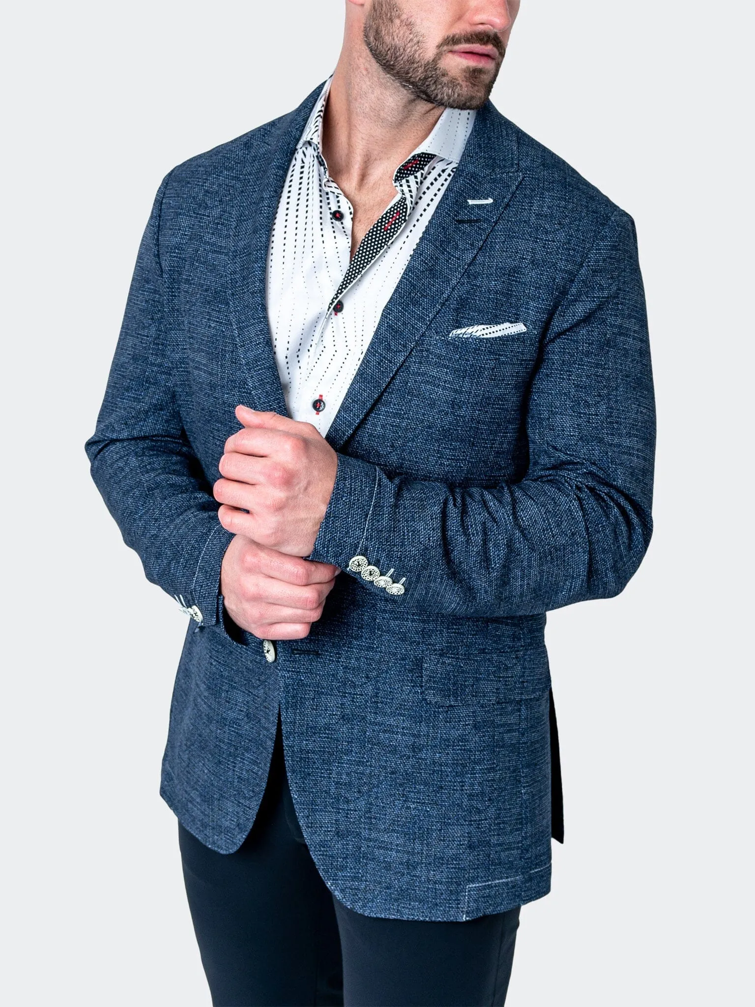 Blazer Unconstructed Waves Blue