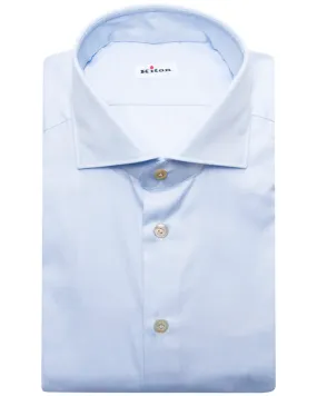 Blue Basic Twill Dress Shirt