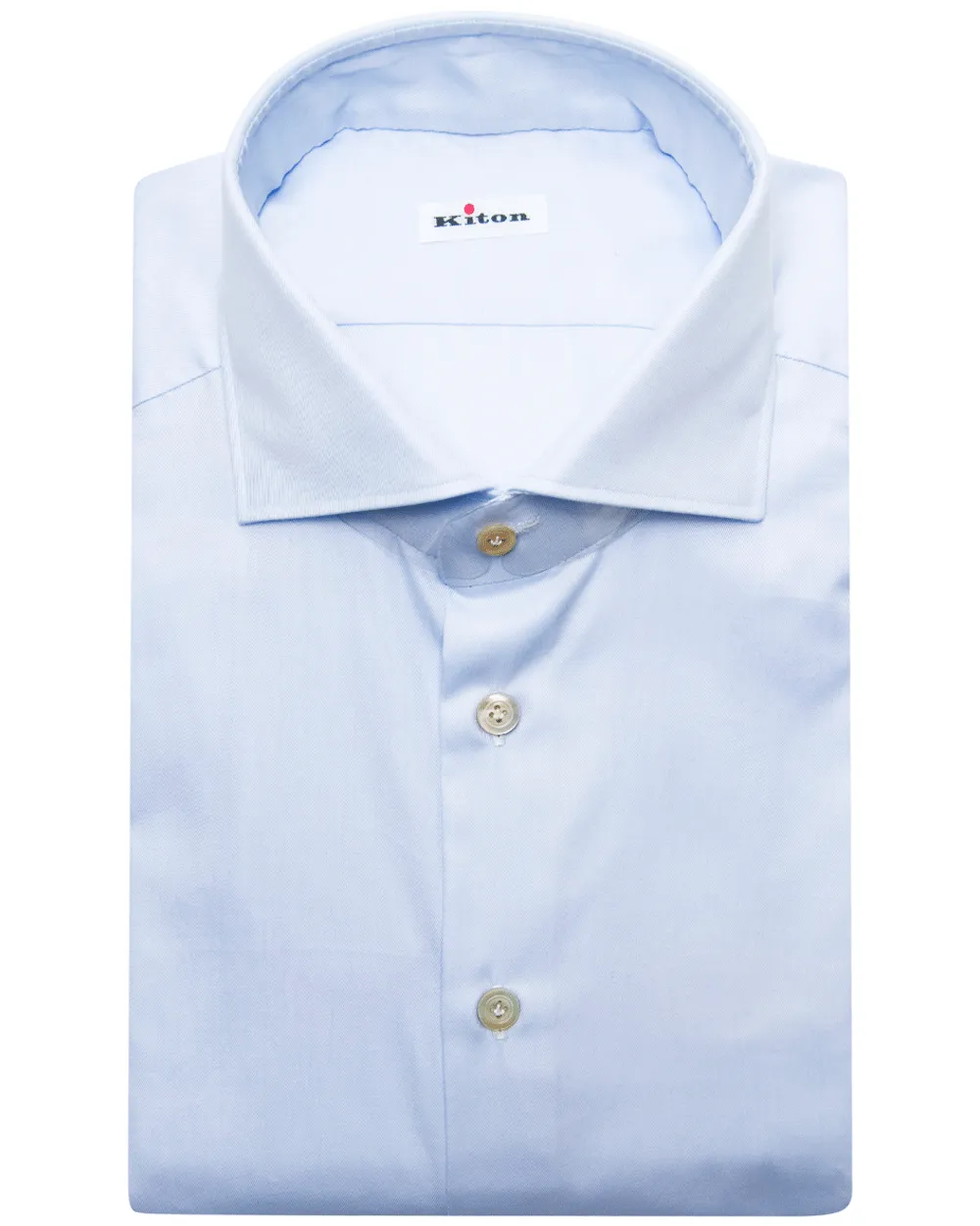 Blue Basic Twill Dress Shirt