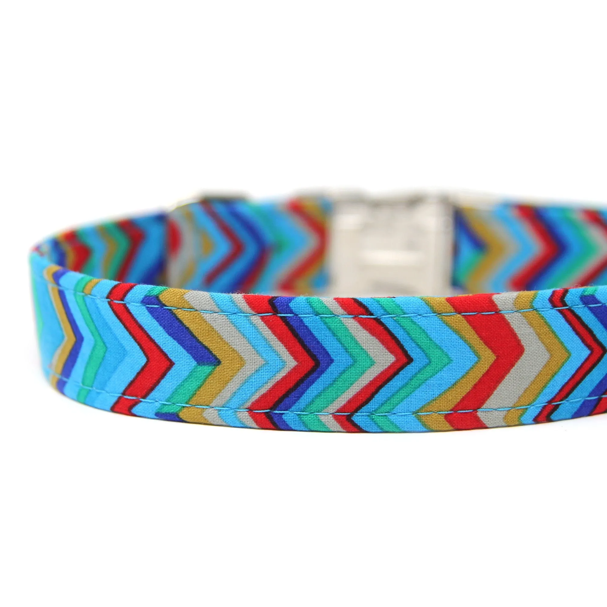 Blue Zig Zag Collar