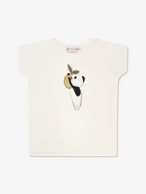 Bonpoint Girls Asmae T-Shirt in White