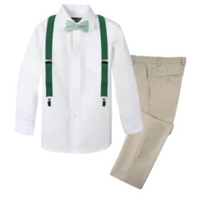 Boys' 4-Piece Customizable Suspenders Outfit - Customer's Product with price 59.95 ID lOlarnHfkmvrkhgIjTqaapPE