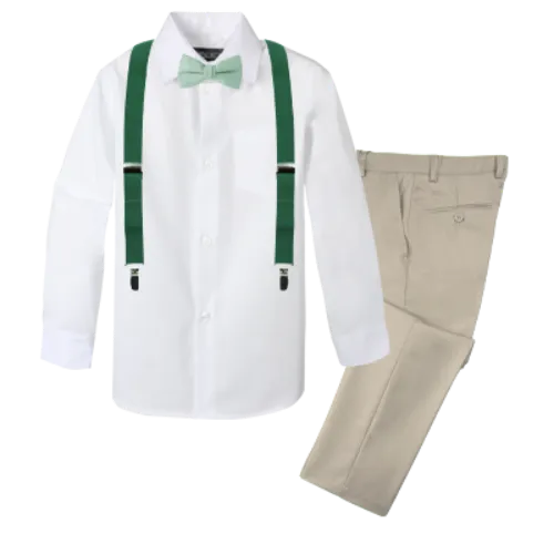 Boys' 4-Piece Customizable Suspenders Outfit - Customer's Product with price 59.95 ID lOlarnHfkmvrkhgIjTqaapPE