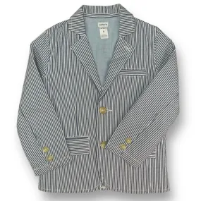 Boys Carter's Size 6 Blue & White Pinstripe Blazer