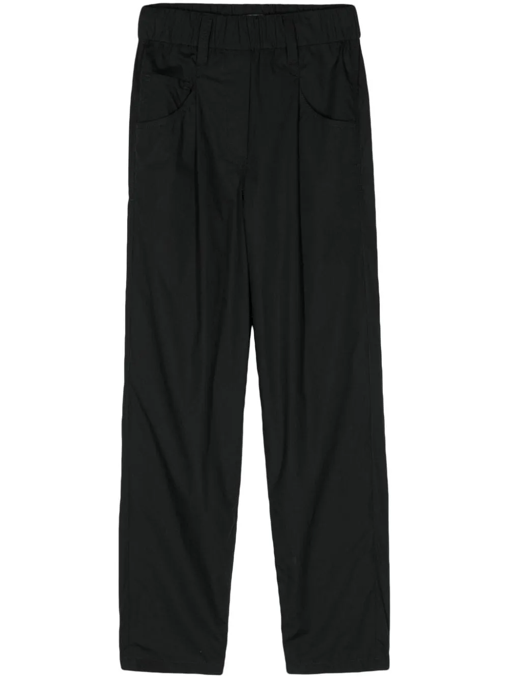 BRUNELLO CUCINELLI Women's Black Straight Pants for Spring/Summer 2024