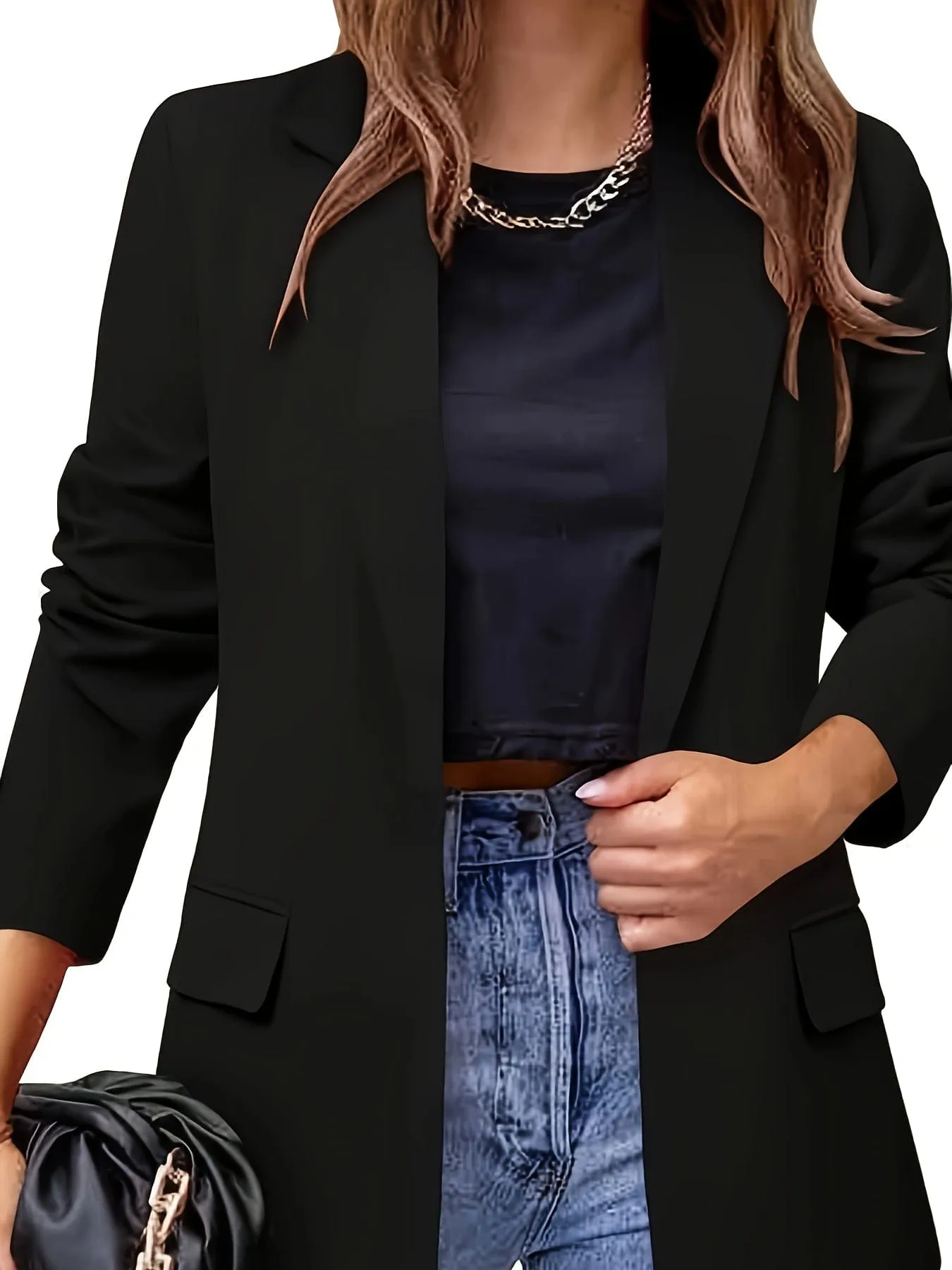 Button Front Blazer