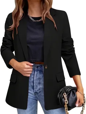 Button Front Blazer