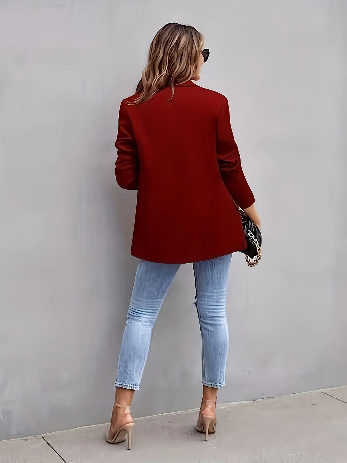 Button Front Blazer