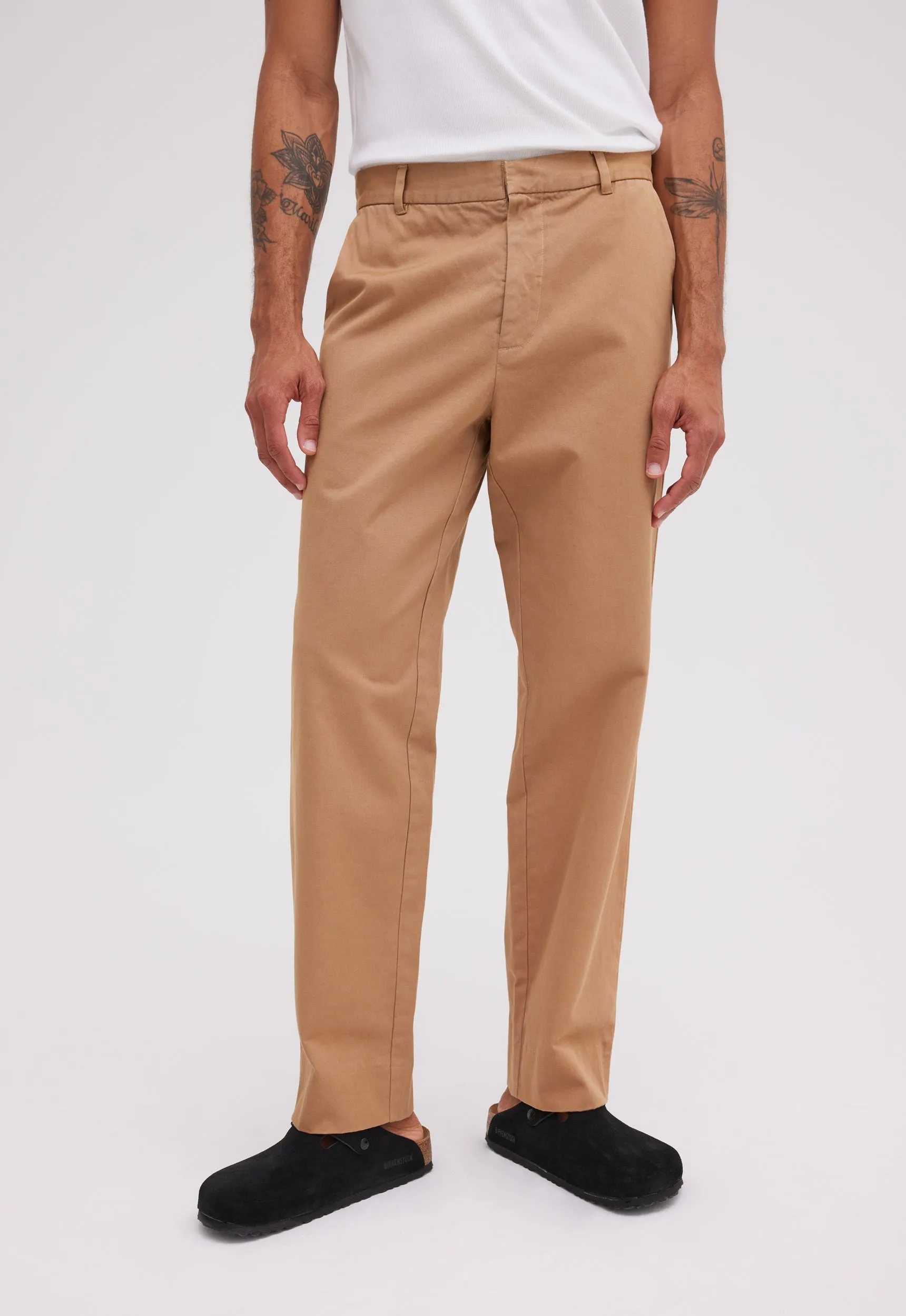 Cast Cotton Twill Pant - Nutmeg