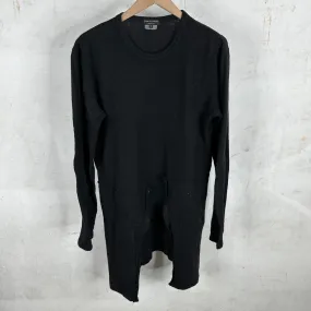CDG Wool Hybrid Zipper Long Shirt