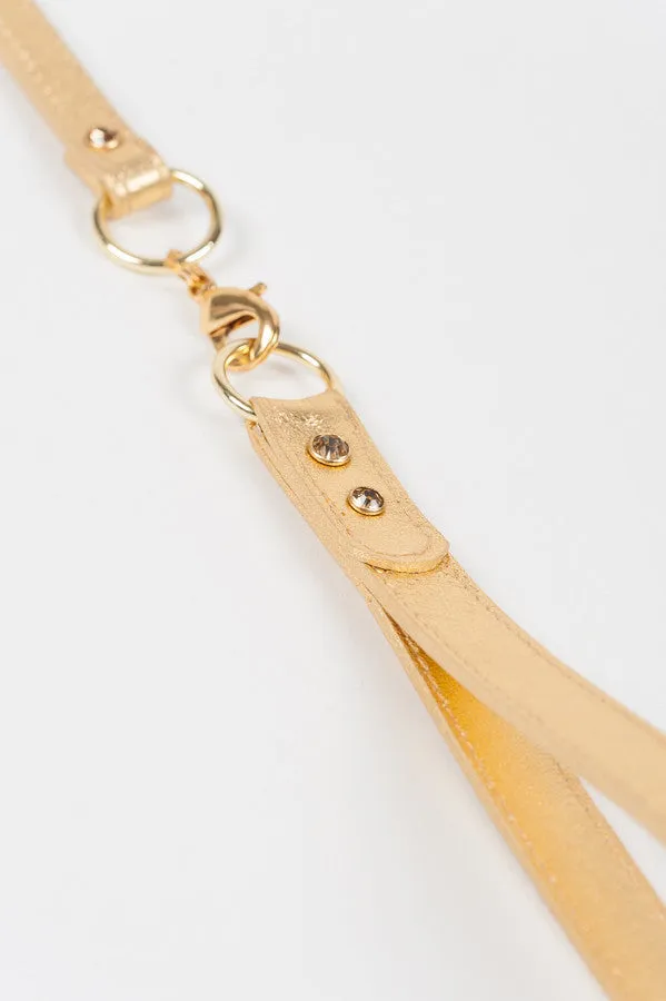 Champagne T-Strap