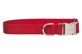 Cherry Red Webbing Collar