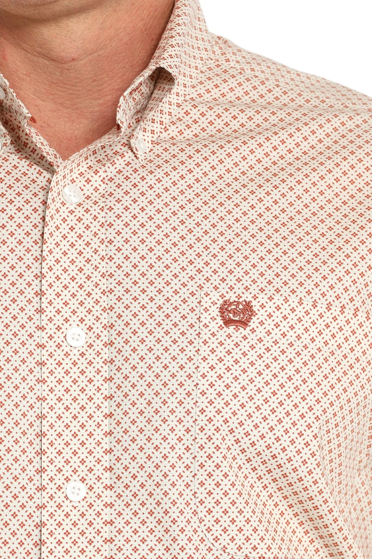 CINCH GEOMETRIC BUTTON DOWN WESTERN SHIRT