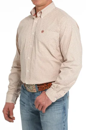 CINCH GEOMETRIC BUTTON DOWN WESTERN SHIRT