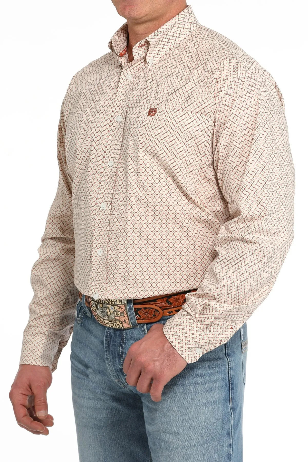 CINCH GEOMETRIC BUTTON DOWN WESTERN SHIRT
