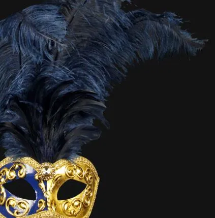 Colombina Piume Mezza Blue